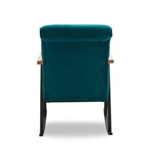 Houpací křeslo TREVEN, petrolejová