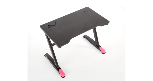 Hráčský stůl ZINDER, černo-červená