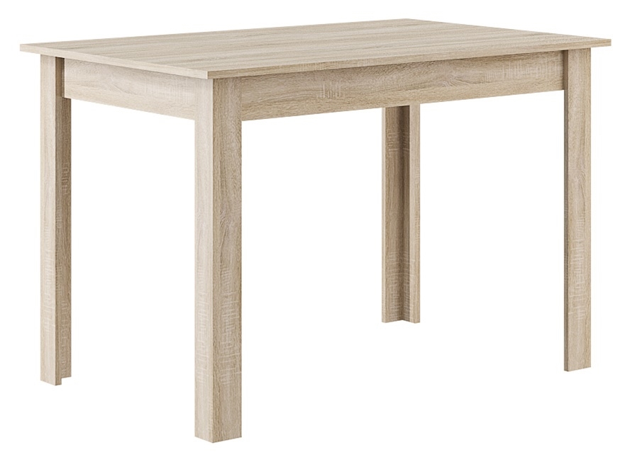 Jídelní stůl MEPHIT 110x80 cm, dub sonoma Z EXPOZICE PRODEJNY, II. jakost