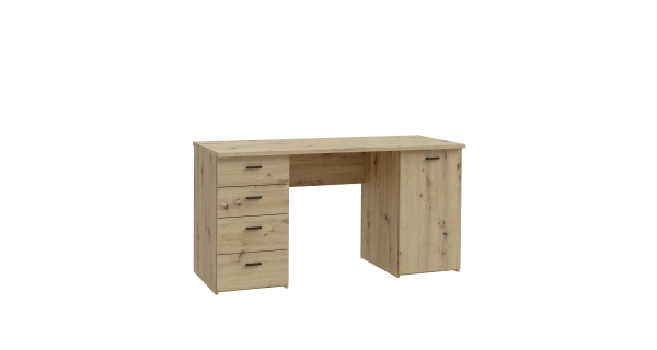 INLO psací stůl, dub artisan, 5 let záruka