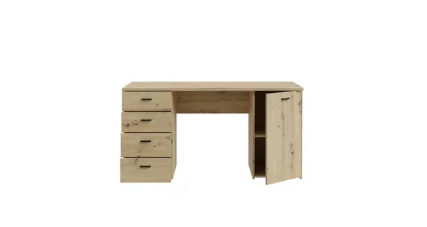 INLO psací stůl, dub artisan