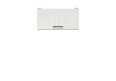 JAMISON, skříňka nad digestoř 60 cm, bílá/bílá křída lesk 