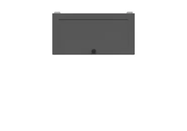 JAMISON, skříňka nad digestoř 60 cm, bílá/grafit