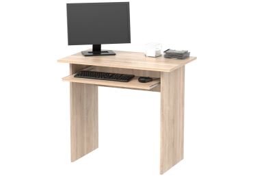 Jednoduchý  PC stůl TWIST, dub sonoma