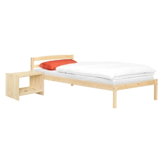 Jednolůžko GARFIELD - 90x200 cm, masiv smrk