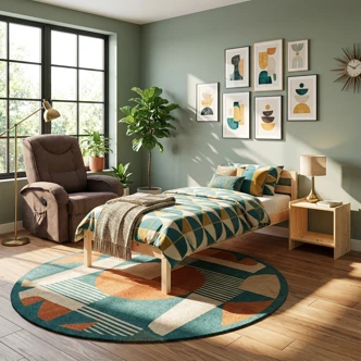 Jednolůžko GARFIELD - 90x200 cm, masiv smrk