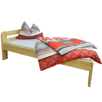 Jednolůžko SOMALIE 2 90 x 200 cm, masiv borovice