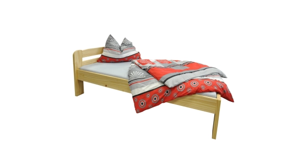 Jednolůžko SOMALIE 2 90 x 200 cm, masiv borovice