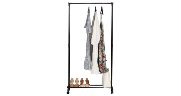 Jednoramenný stojan na šaty RONRO, černý