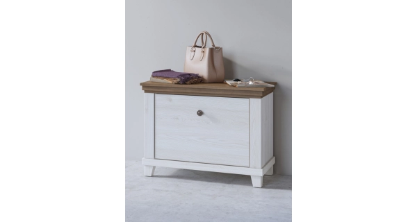 JEJUDO botník nízký, abiskoash bílý/dub lefkas