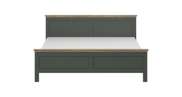 JEJUDO postel 160x200, zelená/dub lefkas