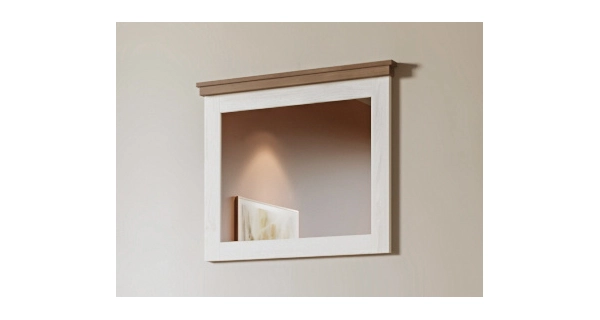 JEJUDO zrcadlo, abiskoash bílý/dub lefkas