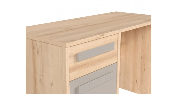 JERIMOTH psací stůl, buk iconic/šedá, 5 let záruka