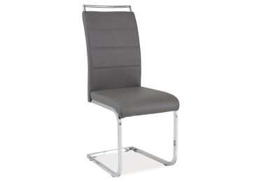 Jídelní čalouněná židle LOSENERIANA, šedá 