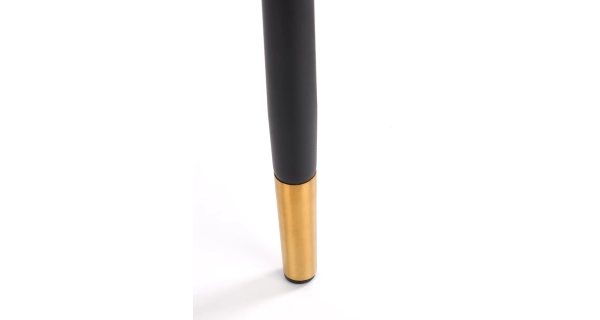 Jídelní křeslo ASHUR, zelená/černá/zlatá