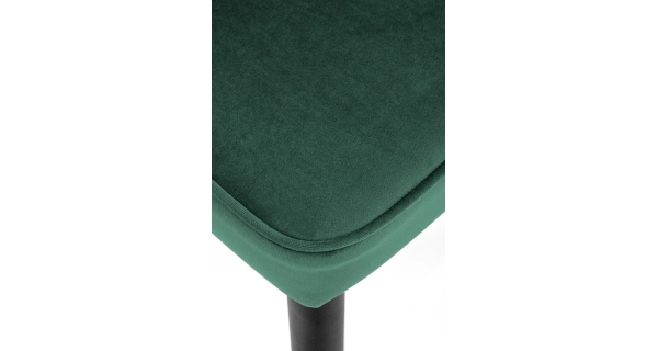 Jídelní křeslo ASHUR, zelená/černá/zlatá