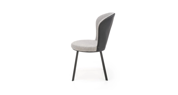 Jídelní křeslo BALDER, šedá/černá