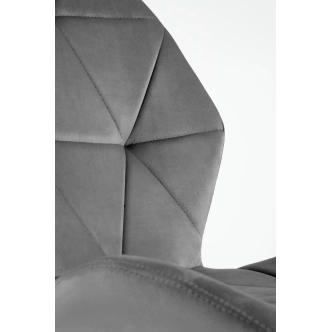 Jídelní křeslo DOGON, šedá/černá