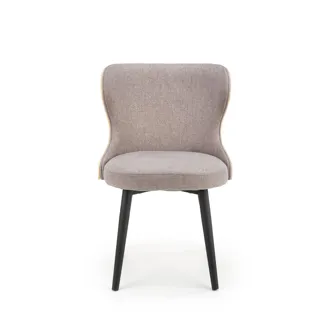 Jídelní křeslo ELMINA, dub/šedá/černá