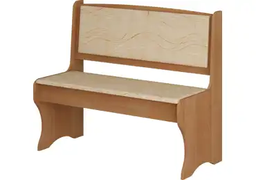 Jídelní lavice jednoduchá BUREWALA, olše/látka Monaco