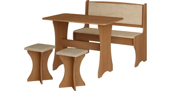 Jídelní lavice jednoduchá BUREWALA, olše/látka Monaco