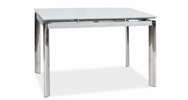 Jídelní rozkládací stůl SERPENTINO IV, bílá 