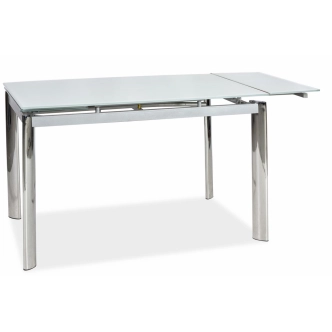 Jídelní rozkládací stůl SERPENTINO IV, bílá 