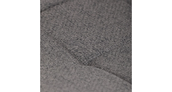 Jídelní set 1+4 FENARTOR, šedý mramor, šedá látka