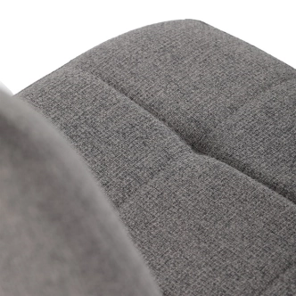 Jídelní set 1+4 FENARTOR, šedý mramor, šedá látka