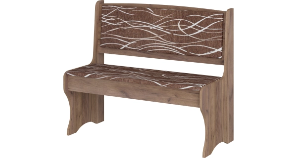 Jídelní set BUREWALA, craft tobaco/látka Safari, 5 let záruka