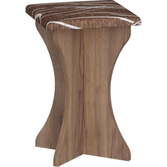 Jídelní set BUREWALA, craft tobaco/látka Safari, 5 let záruka