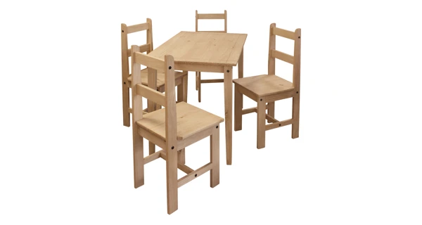 Jídelní set PIMBOW 2, masiv borovice, vosk 