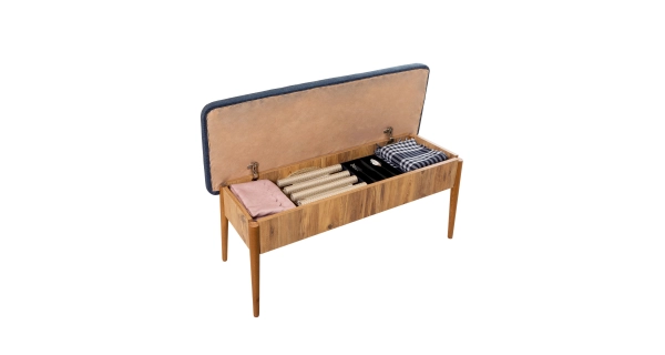 Jídelní set REMDAL typ 2, borovice atlantská/ tmavě modrá