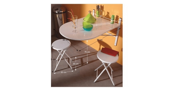 Jídelní set TROBL 1+2, bílá