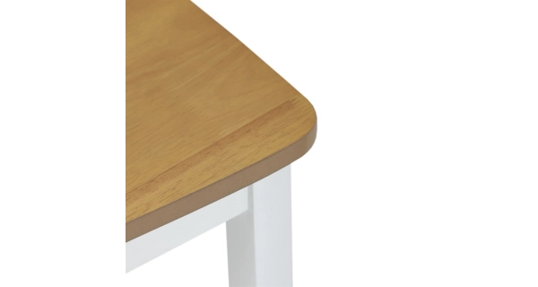 Jídelní set WELROSSAR 1+4, dub/bílá