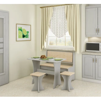 Jídelní stůl BUREWALA, craft bílý