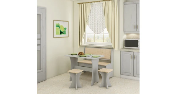 Jídelní stůl BUREWALA, craft bílý