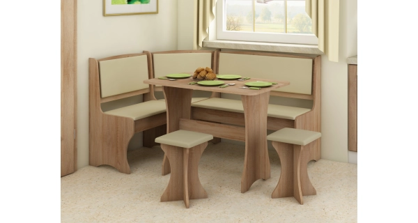 Jídelní stůl BUREWALA, dub sonoma, 5 let záruka