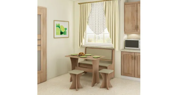 Jídelní stůl BUREWALA, dub sonoma