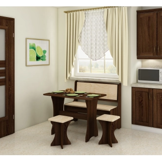 Jídelní stůl BUREWALA, dub sonoma tmavý, 5 let záruka