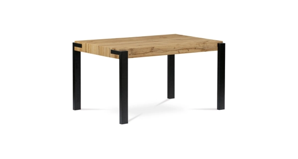 Jídelní stůl COALINGA, dub divoký/černá