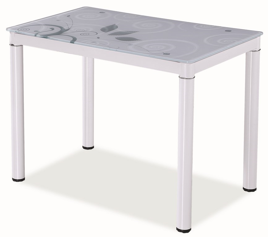Jídelní stůl NEFON 100x60 cm, bílá 