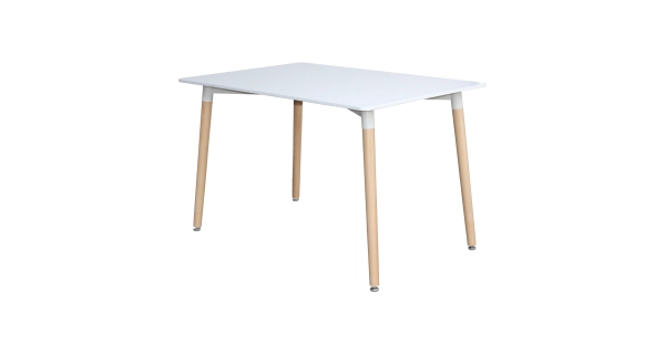 Jídelní stůl FARUK 120x80 cm, bílý