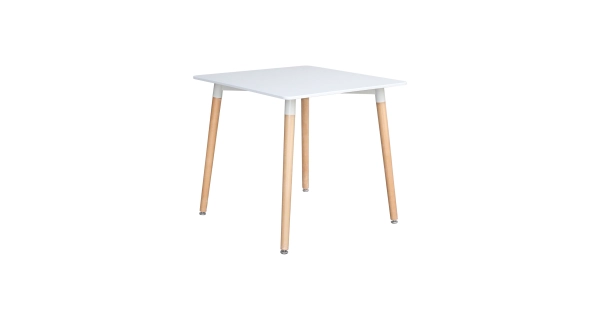 Jídelní stůl FARUK 80x80 cm, bílý