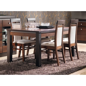 Jídelní stůl HADIR, ořech tmavý