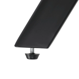 Jídelní stůl JORYOREL, 90x90x76 cm, šedý dub/černá