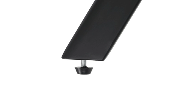 Jídelní stůl JORYOREL, 90x90x76 cm, šedý dub/černá