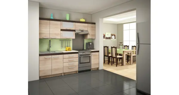 Jídelní stůl JURIEN, dub sonoma