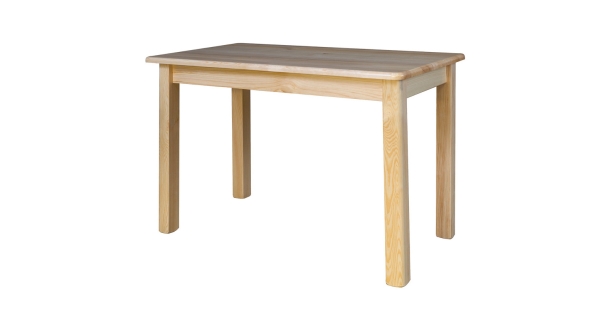 Jídelní stůl KARISIMBI, 100x75x70 cm, masiv borovice