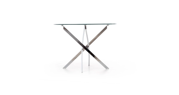 Jídelní stůl LAGUNA, kov/sklo